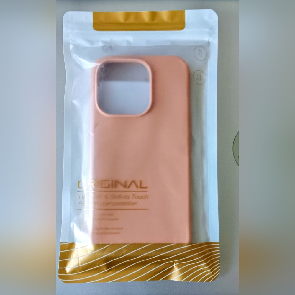 iPHONE 15 PRO 6.1 Shockproof phone case - Bare Pink NEW